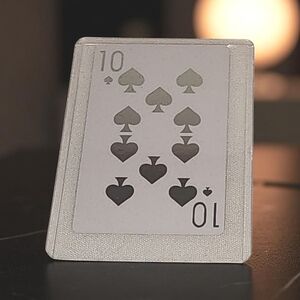 Dior JOY Playing Card 10 of Spade Design